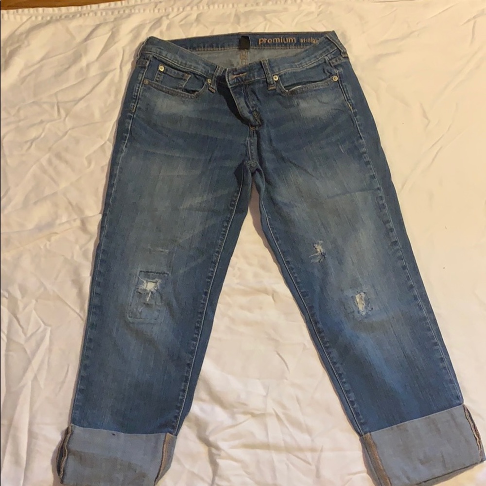 Gap Premium Straight Crop capris